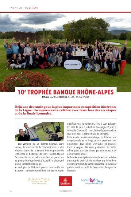 Golfs des Alpes 2016