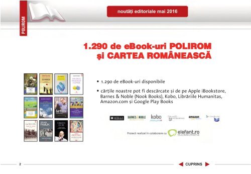 1.290 de eBook-uri POLIROM [i CARTEA ROMÂNEASC|