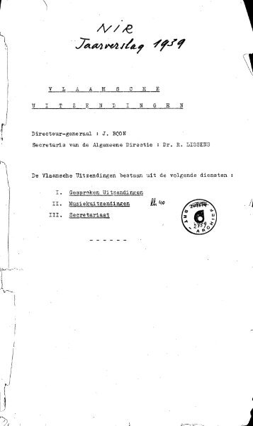 Jaarverslag NIR 1939