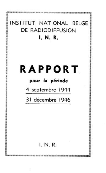 Jaarverslag INR 1944-1946