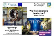 Wie funktioniert die Kernfusion - Max-Planck-Institut für Plasmaphysik