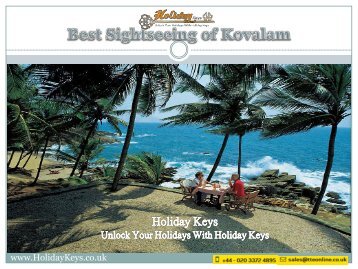 Best Sightseeing of Kovalam - HolidayKeys.co.uk