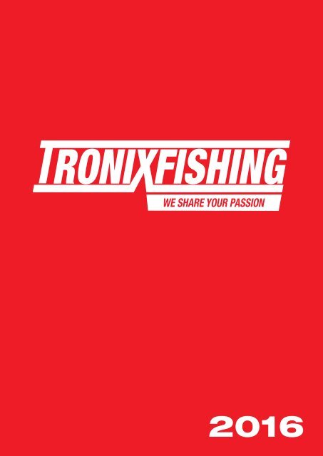 TronixFishing 2016 Catalogue