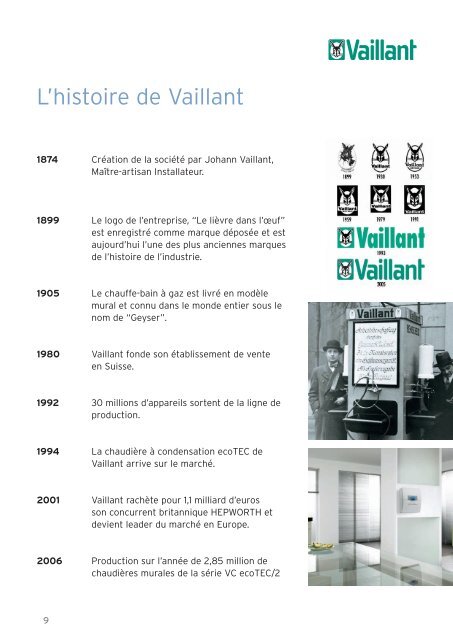 prolongation de garantie à 10 ans - Vaillant