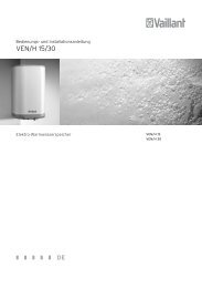 VEN/H 15/30 - Vaillant