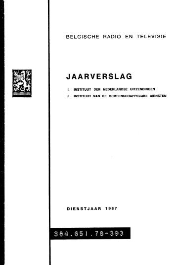 Jaarverslag BRT 1967