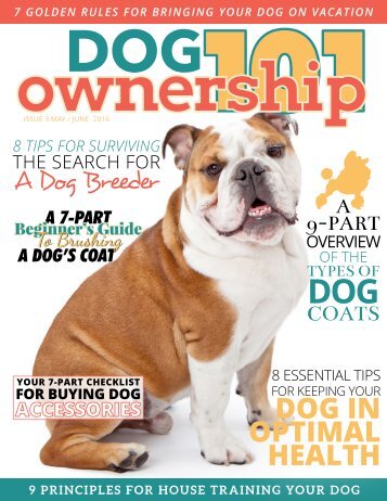 Dog Ownership 101 - May/June 2016