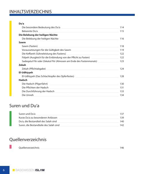 BASISWISSEN ISLAM - Glaube und Praxis nach der Ehlu Sunneh (Leseprobe)