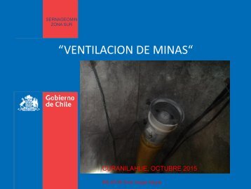 “VENTILACION DE MINAS“