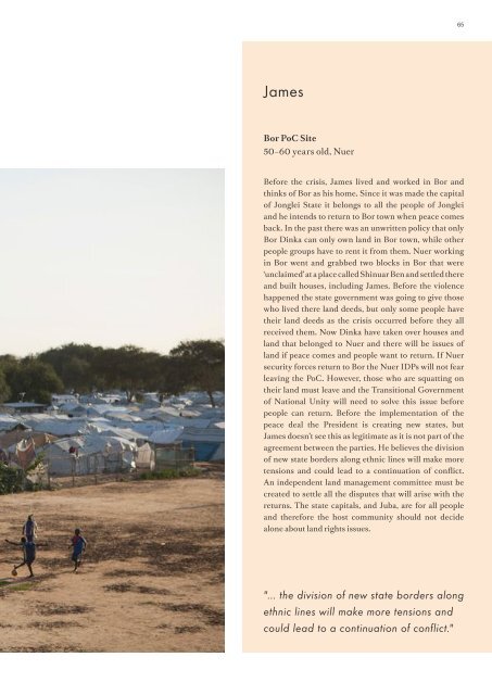 Lessons Learned from South Sudan Protection of Civilian Sites 2013–2016