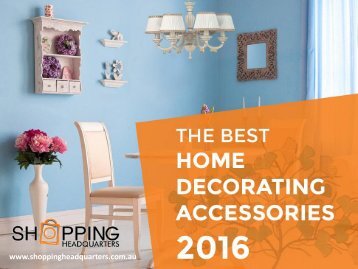 The Best Home Décor Accessories 2016 - Read this Guide!