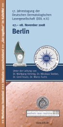 Berlin - Deutsche Dermatologische Lasergesellschaft