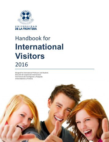 HandBook for International Visitors English Version