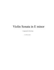 Violin Sonata in E minor revised score