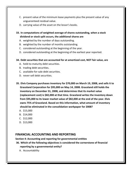 ACC 497 Final Exam - Assignment