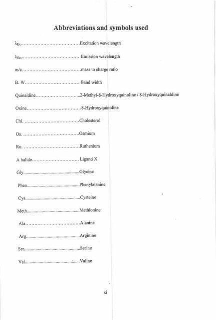 Synthesis and Characterization of Various Amino Acids Complexes ...