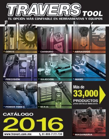 Catálogo  Travers Tool 2016