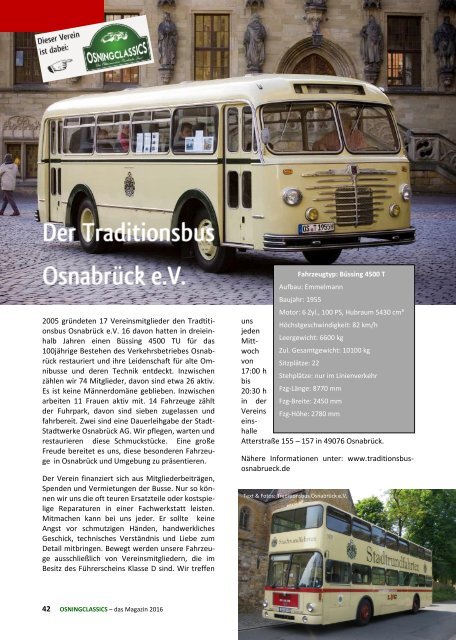 OSNINGCLASSICS - das Magazin