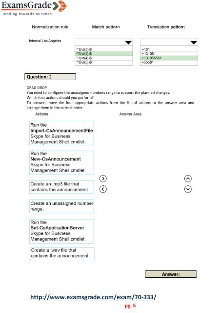 ExamsGrade 70-333 Exam PDF Study Kits