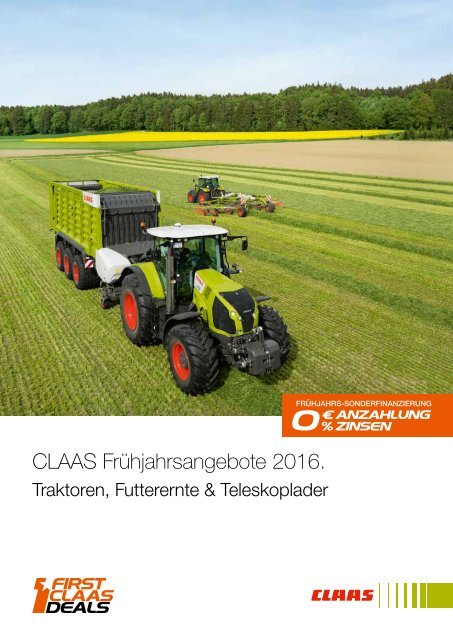 CLAAS Frühjahrsmailing 2016