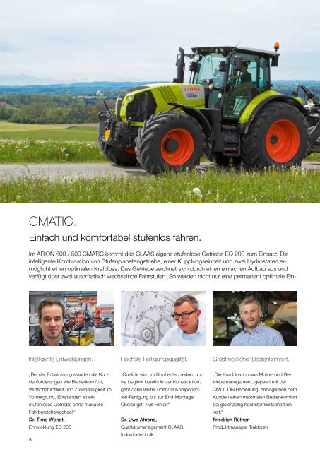 CLAAS Frühjahrsmailing 2016