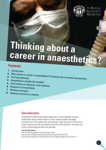 anaesthetics?