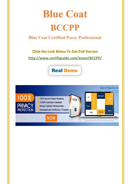 CertifyGuide BCCPP Latest Certification Test
