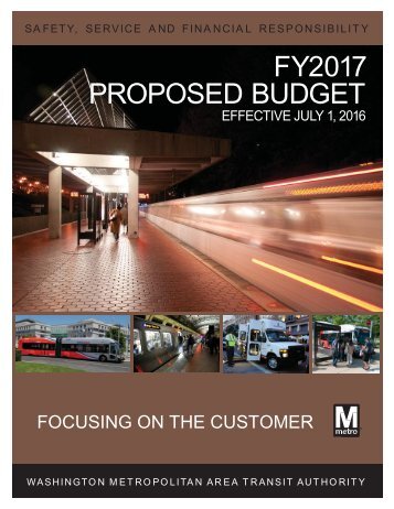 FY2017 PROPOSED BUDGET