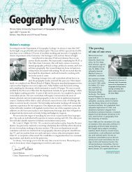 GeographyNews - Department of Geography - Geology - Illinois ...