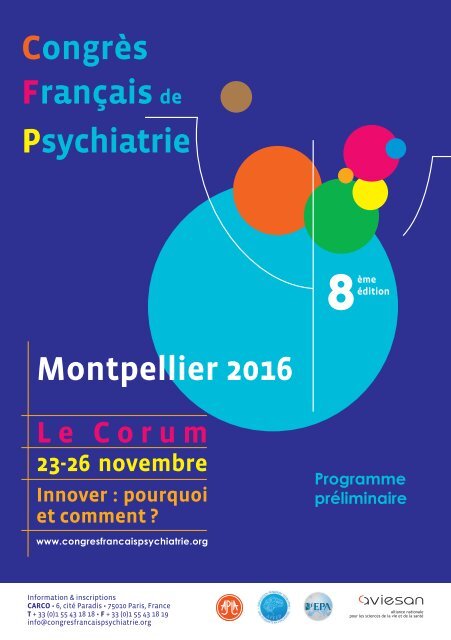 Congrès Français Psychiatrie Montpellier 2016