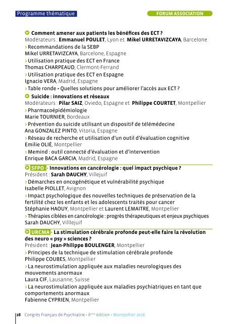 Congrès Français Psychiatrie Montpellier 2016