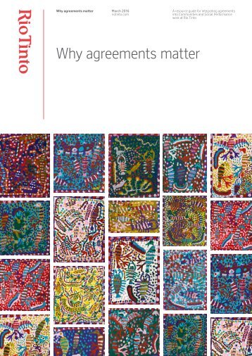 Why agreements matter