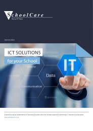 SchoolCare Summer 2016 Brochure