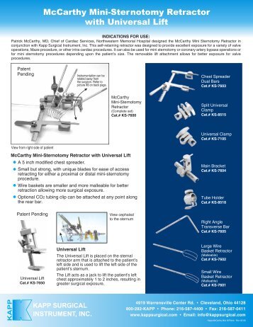 McCarthy Mini-v10-printer.cdr - Kapp Surgical Instruments, Inc.