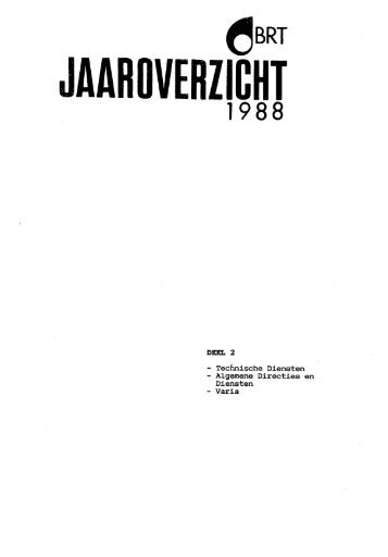 Jaarverslag 1988-Deel-2