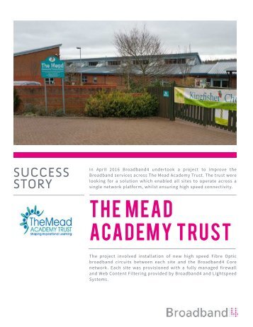 Success Story - The Mead Academy Trust