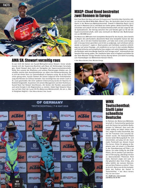 Motocross Enduro Ausgabe 6/2016