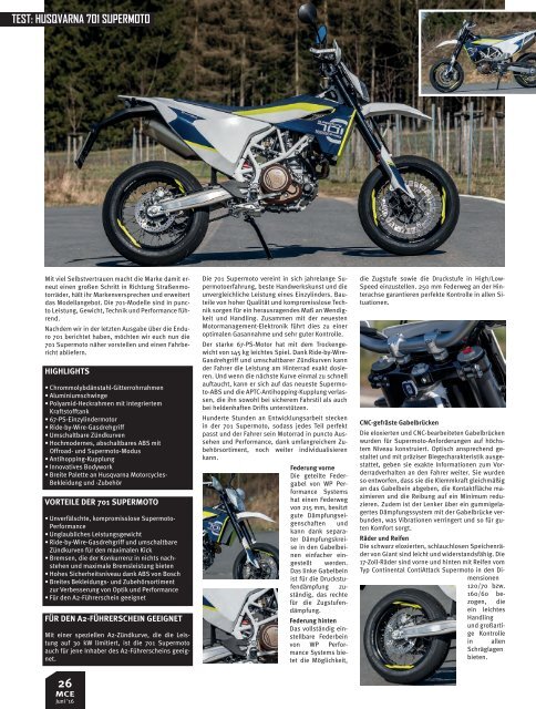 Motocross Enduro Ausgabe 6/2016