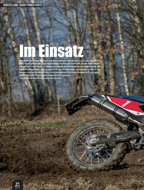 Motocross Enduro Ausgabe 6/2016