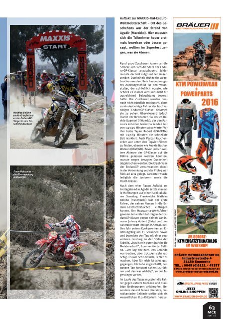 Motocross Enduro Ausgabe 6/2016