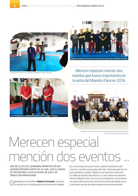 ITKA (INTERNATIONAL TAIJI QUAN KUNG FU ASSOCIATION) en BUENOS AIRES 2016