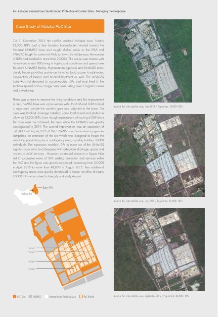 Lessons Learned from South Sudan Protection of Civilian Sites 2013–2016