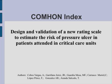 COMHON Index Design and validation of a new rating scale to ...