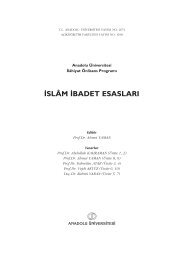 ISLÂM IBADET ESASLARI