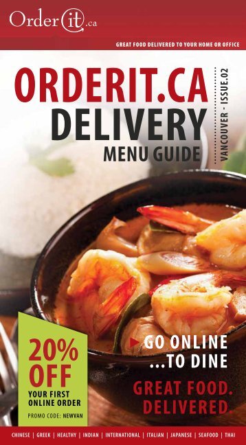 great food delivered to your home or office - OrderIt.ca