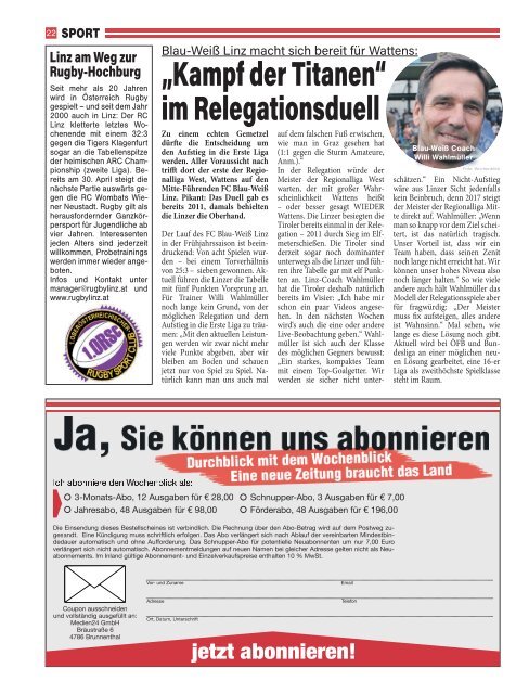 Wochenblick Ausgabe 06/2016