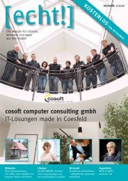 [echt!] - Ausgabe 2/2016 - Das Magazin für den Kreis Coesfeld