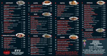 menu' pdf - fusion restaurant sushi japan china & take-away