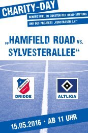 Onlinebroschütre zum Benefizspiel SVB Dridde vs. HSV Altliga