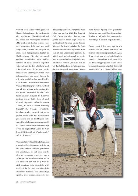 pferdetrendsMagazin No. 06 - März - April 2017